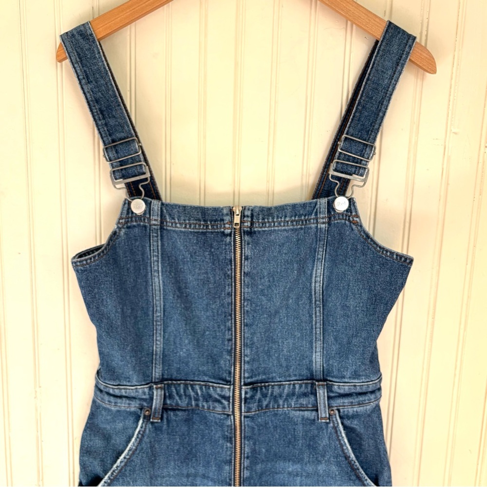 Reformation Size 6 Denim Jenny Jumpsuit - Picture 3 of 8